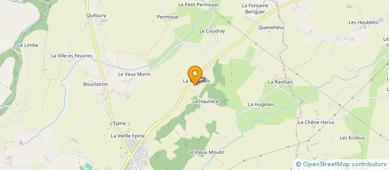 localisation de l'entreprise MADAME CELINA ROUXEL à LE MENE