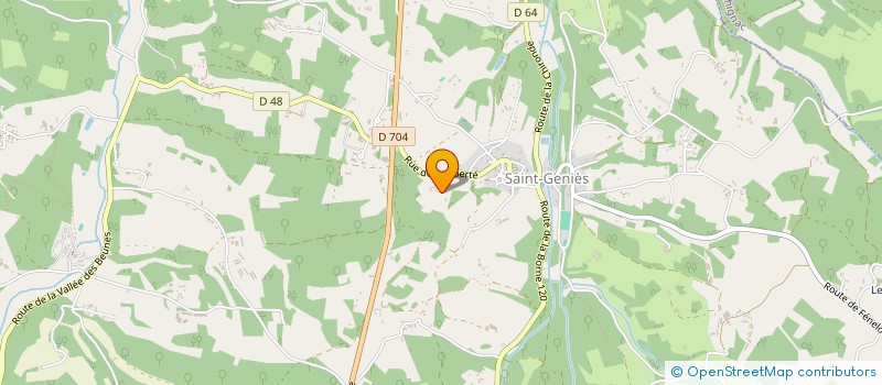 localisation de l'entreprise MADAME CELINA RUBIN  SAINT-GENIES