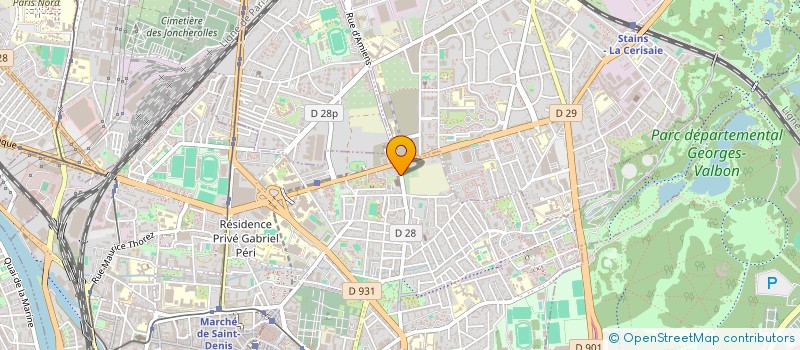 localisation de l'entreprise MADAME CELINA TSHIENDA MUKUNAYI  SAINT-DENIS