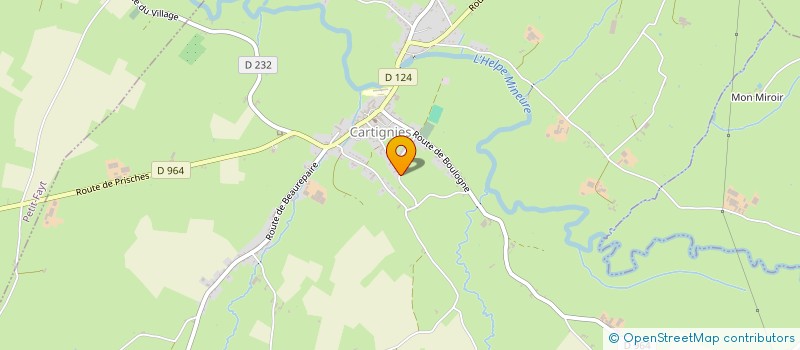 localisation de l'entreprise MADAME CELINDIA BAUDIN  CARTIGNIES