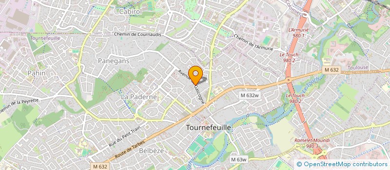 localisation de l'entreprise MADAME CELINE ABAAS à TOURNEFEUILLE