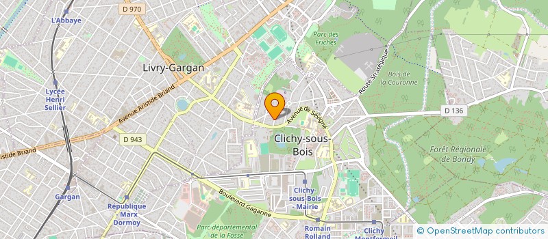 localisation de l'entreprise MADAME CELINE ABEIKHGER  CLICHY-SOUS-BOIS