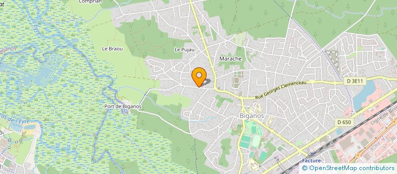 localisation de l'entreprise MADAME CELINE ABRECHT  BIGANOS