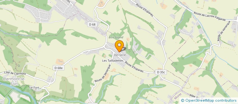 localisation de l'entreprise MADAME CELINE ADAM  CLERMONT-LE-FORT