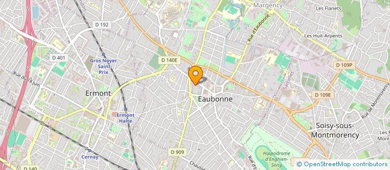 localisation de l'entreprise MADAME CELINE AFRIYIE à EAUBONNE