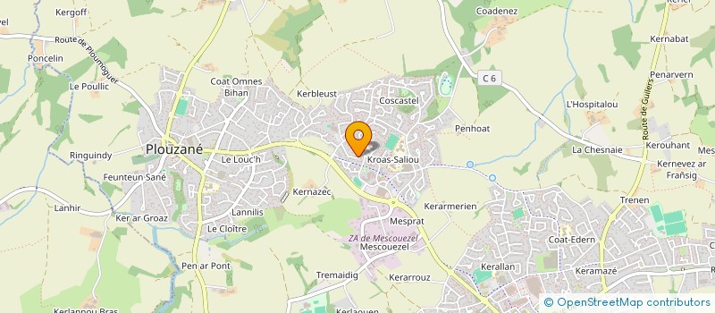 localisation de l'entreprise MADAME CELINE AGLI  PLOUZANE