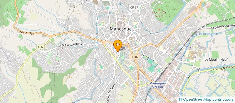 localisation de l'entreprise MADAME CELINE AGNEL à MANOSQUE