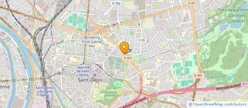 localisation de l'entreprise MADAME CELINE AGOSTINI  SAINT-DENIS