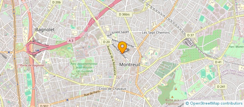 localisation de l'entreprise MADAME CELINE AHOND à MONTREUIL