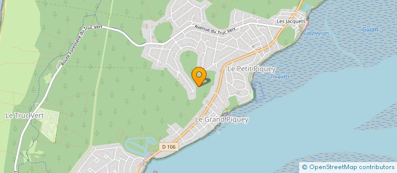 localisation de l'entreprise MADAME CELINE AIT LARBI  LEGE-CAP-FERRET