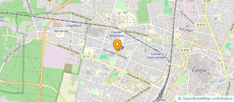 localisation de l'entreprise MADAME CELINE AKBAS  COLMAR