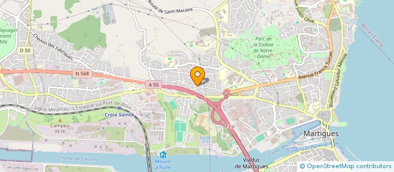 localisation de l'entreprise MADAME CELINE ALARCON  MARTIGUES