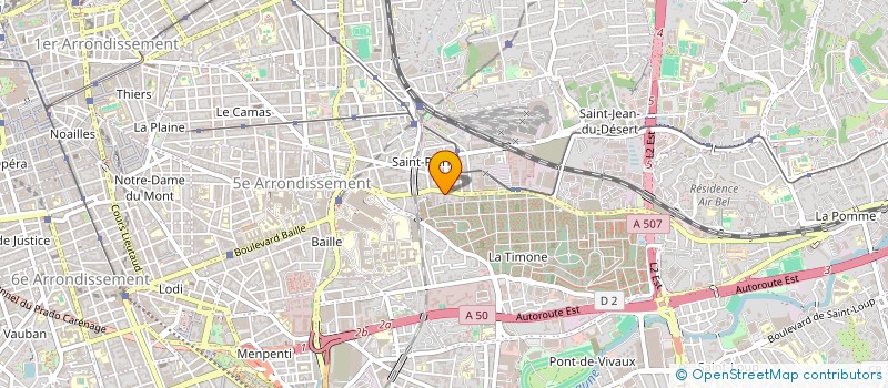 localisation de l'entreprise MADAME CELINE ALBINET à MARSEILLE