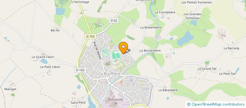 localisation de l'entreprise MADAME CELINE ALLAIRE à LA BRUFFIERE