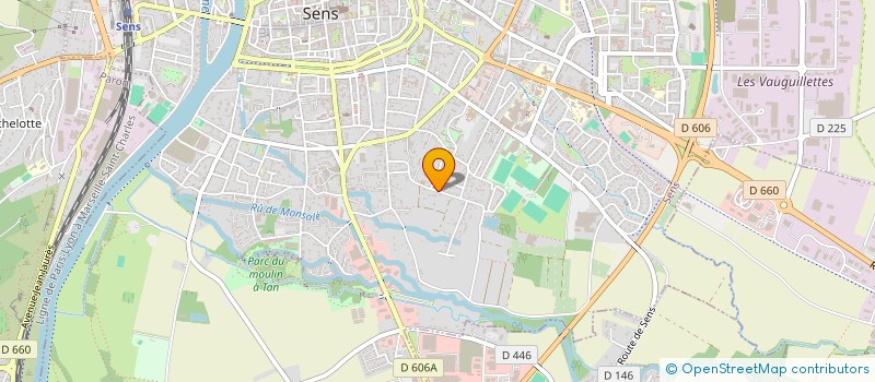 localisation de l'entreprise MADAME CELINE ALLAIS  SENS