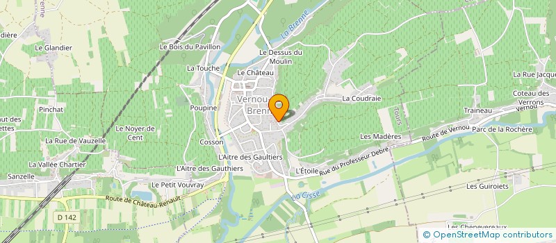 localisation de l'entreprise MADAME CELINE ALLARD  VERNOU-SUR-BRENNE