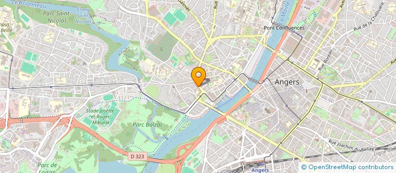 localisation de l'entreprise MADAME CELINE ALLONNEAU  ANGERS