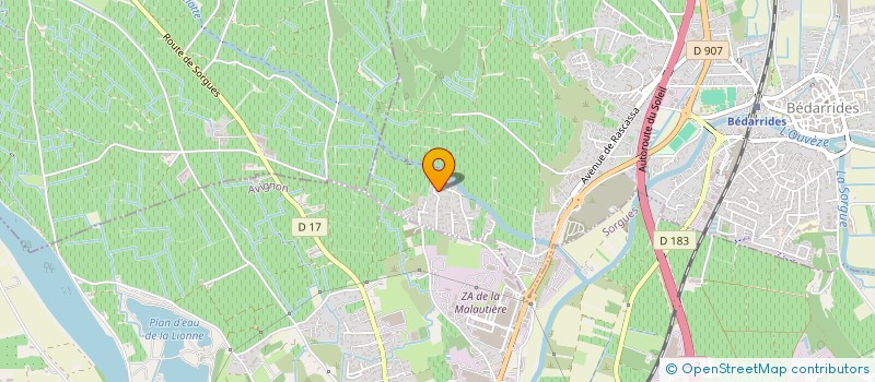 localisation de l'entreprise MADAME CELINE ALONSO  BEDARRIDES