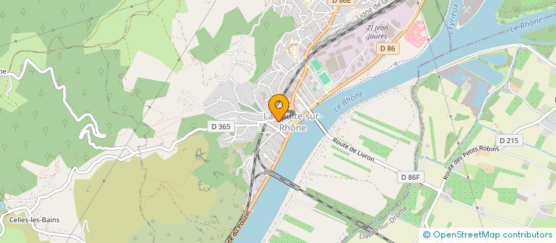 localisation de l'entreprise MADAME CELINE ALTINBAS à LA VOULTE-SUR-RHONE