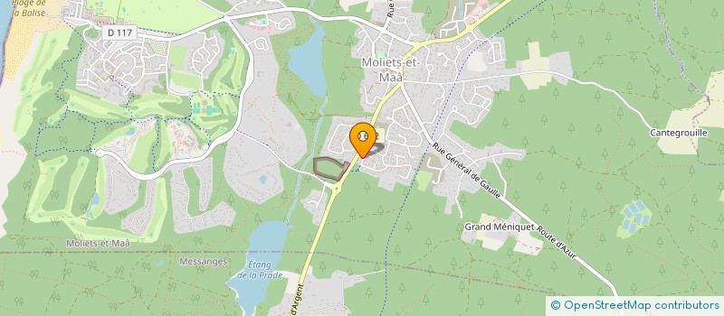 localisation de l'entreprise MADAME CELINE AMIGON  MOLIETS-ET-MAA