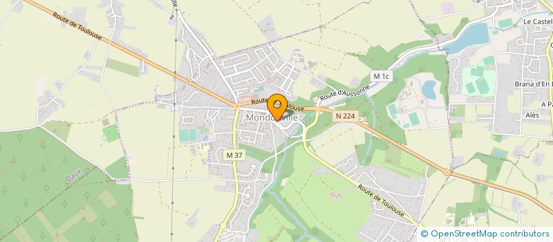 localisation de l'entreprise MADAME CELINE ANDILLAC  MONDONVILLE