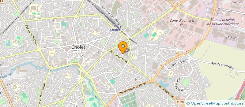 localisation de l'entreprise MADAME CELINE ANDRADE à CHOLET