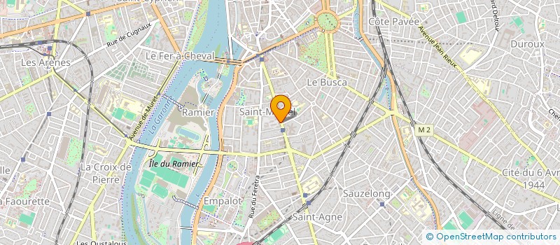 localisation de l'entreprise MADAME CELINE ANDRIEU  TOULOUSE