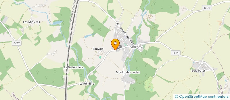 localisation de l'entreprise MADAME CELINE ANDRIEU  MARCAY