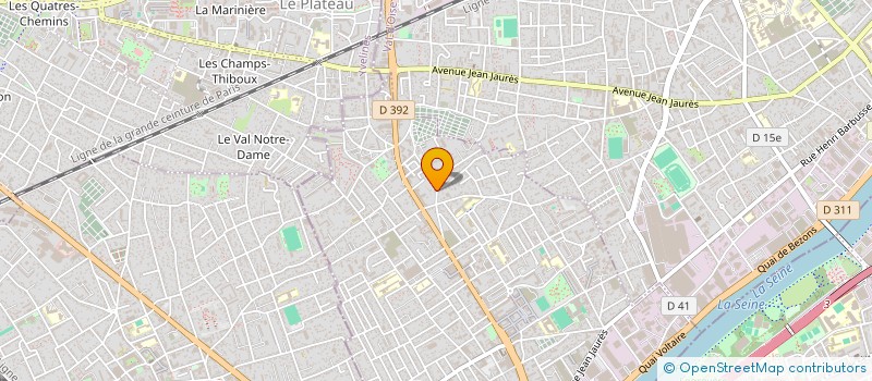 localisation de l'entreprise MADAME CELINE ANDRIEU-SYLVESTERE  BEZONS