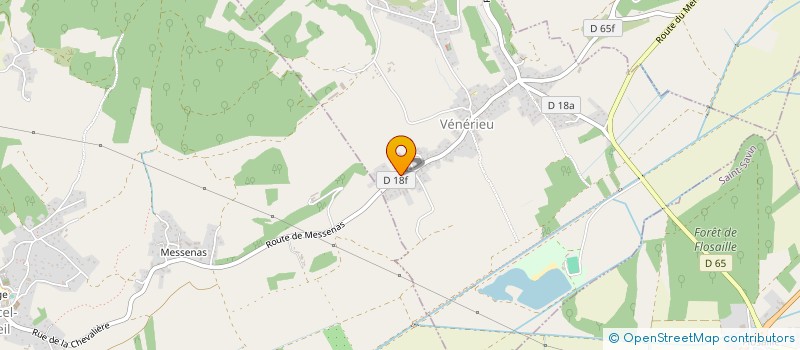 localisation de l'entreprise MADAME CELINE ANGONIN  VENERIEU