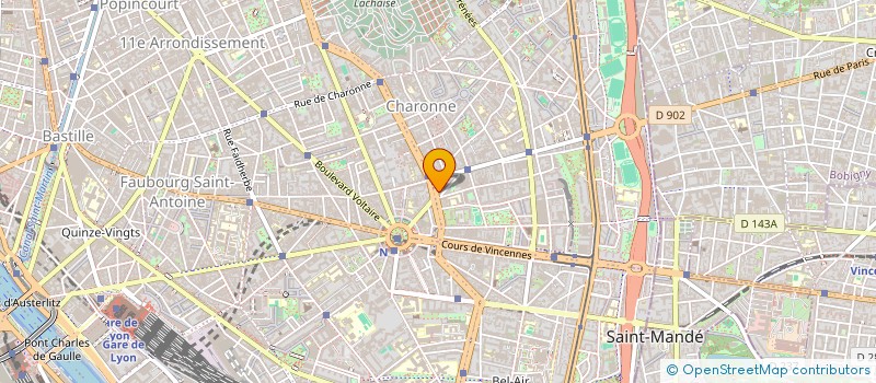 localisation de l'entreprise MADAME CELINE ANNE BONNARDE  PARIS