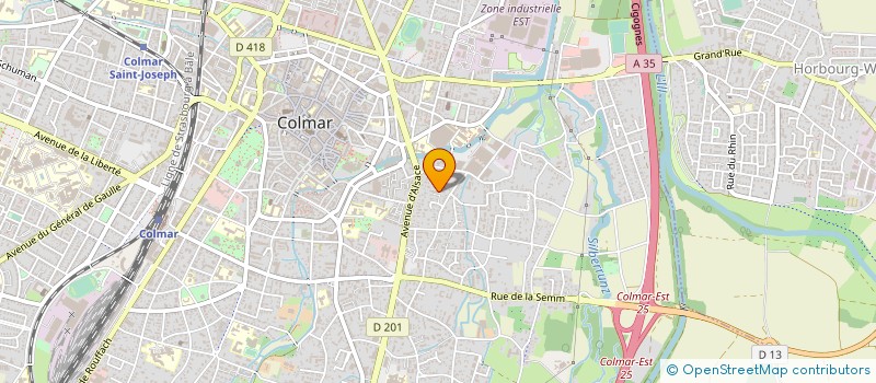 localisation de l'entreprise MADAME CELINE ANTOINE  COLMAR