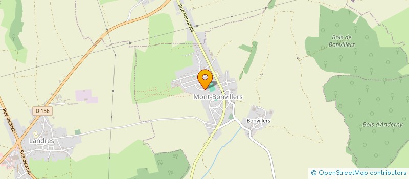 localisation de l'entreprise MADAME CELINE ANTOINE  MONT-BONVILLERS