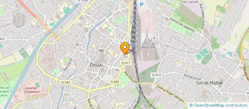 localisation de l'entreprise MADAME CELINE ANTRAYGUES  DOUAI