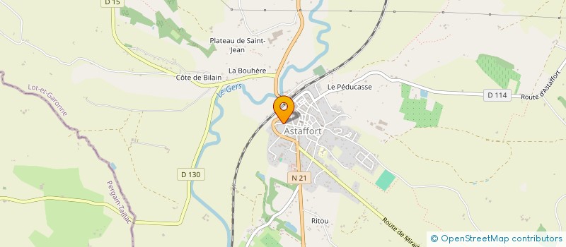 localisation de l'entreprise MADAME CELINE ARDRY à ASTAFFORT