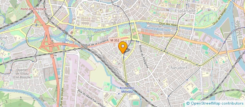 localisation de l'entreprise MADAME CELINE ARENZ à STRASBOURG