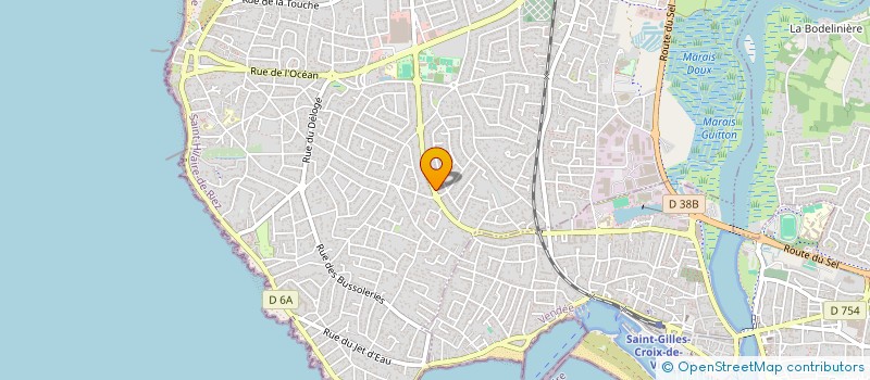 localisation de l'entreprise MADAME CELINE ARGANS  SAINT-HILAIRE-DE-RIEZ