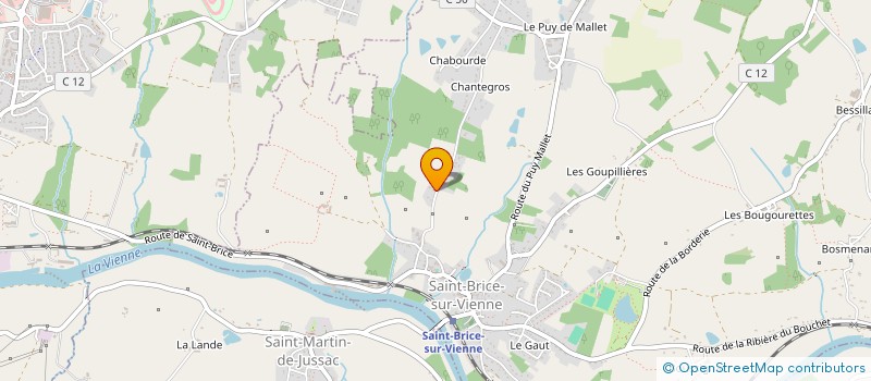 localisation de l'entreprise MADAME CELINE ARGENTIN à SAINT-BRICE-SUR-VIENNE