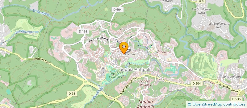 localisation de l'entreprise MADAME CELINE ARGIRO à VALBONNE