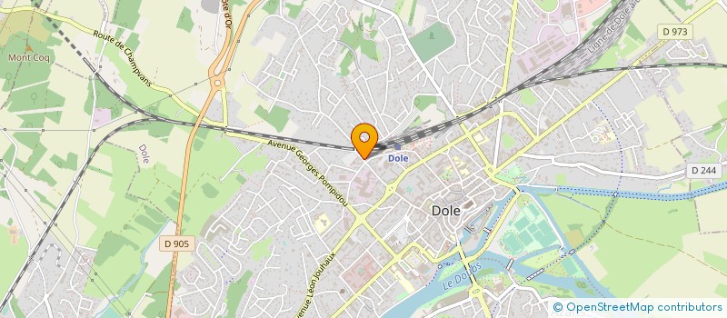 localisation de l'entreprise MADAME CELINE ARMENOULT à DOLE