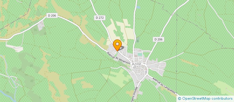 localisation de l'entreprise MADAME CELINE ARNAUD  AZILLE