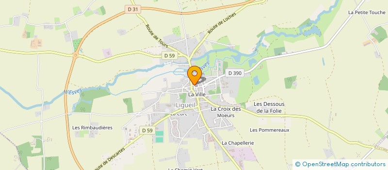 localisation de l'entreprise MADAME CELINE ARNOULT à LIGUEIL