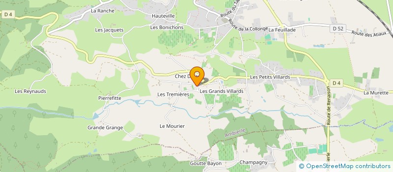 localisation de l'entreprise MADAME CELINE ARQUILLIERE  AMBIERLE