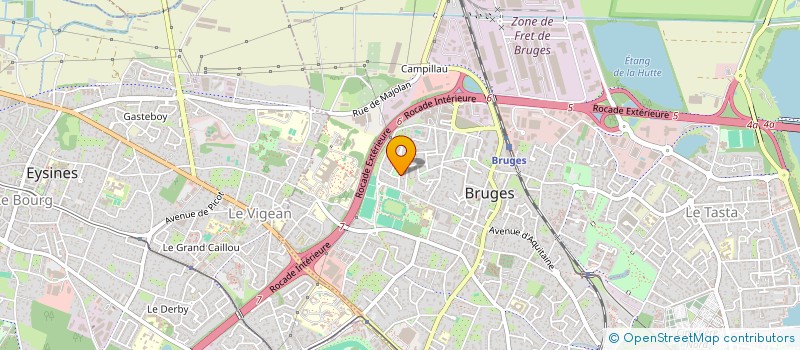 localisation de l'entreprise MADAME CELINE ARTHUS  BRUGES