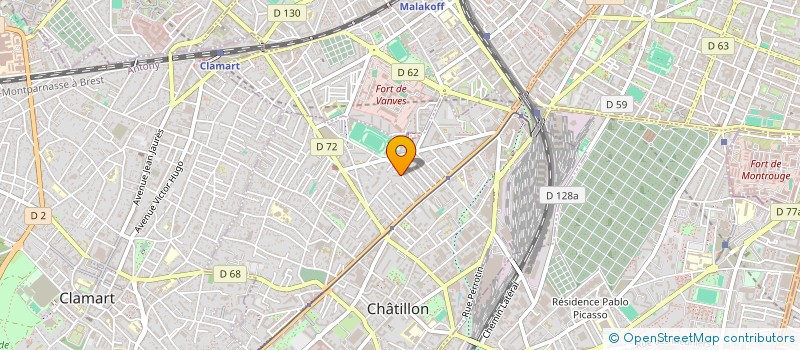 localisation de l'entreprise MADAME CELINE ATTALI à CHATILLON