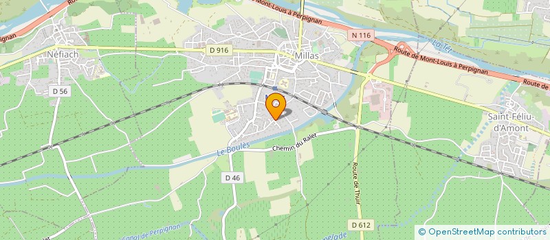 localisation de l'entreprise MADAME CELINE ATTOUT  MILLAS