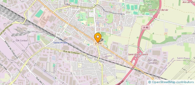 localisation de l'entreprise MADAME CELINE ATYAM BIA  SAINT-SYMPHORIEN-D'OZON