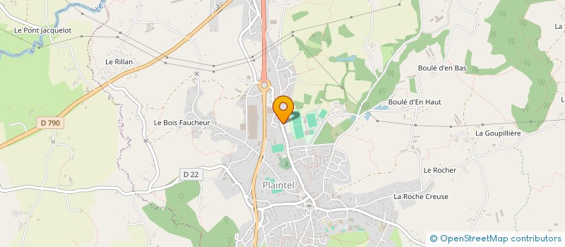 localisation de l'entreprise MADAME CELINE AUBERT  PLAINTEL