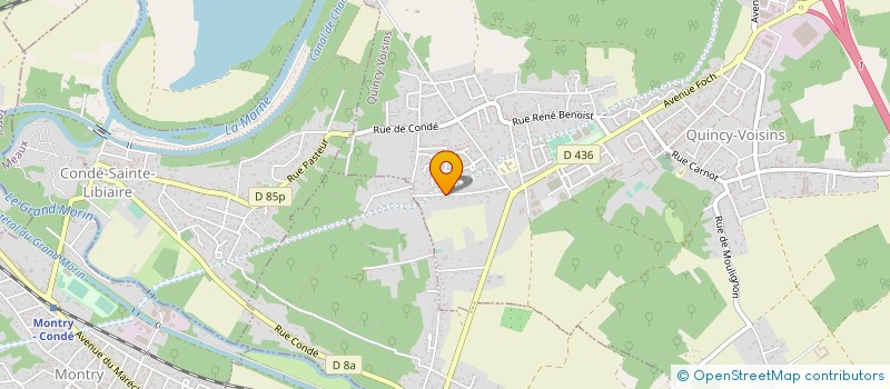 localisation de l'entreprise MADAME CELINE AUBRY à NANTEUIL-LES-MEAUX