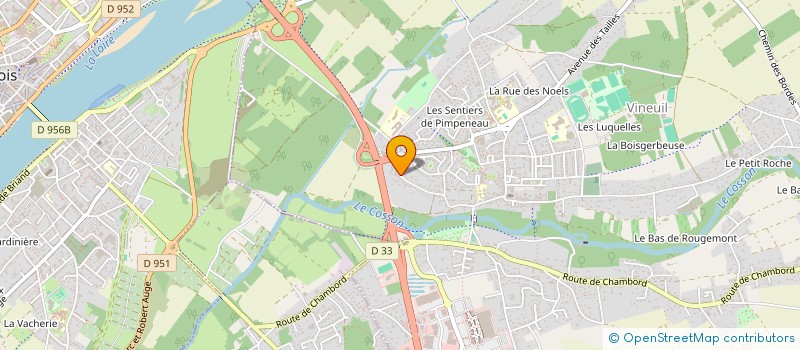 localisation de l'entreprise MADAME CELINE AUBRY  VINEUIL